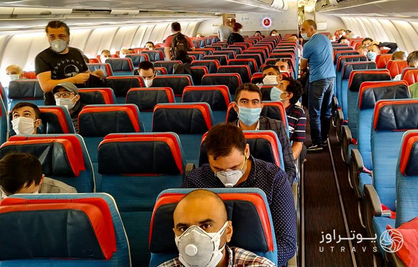 Passengers inside Airplane